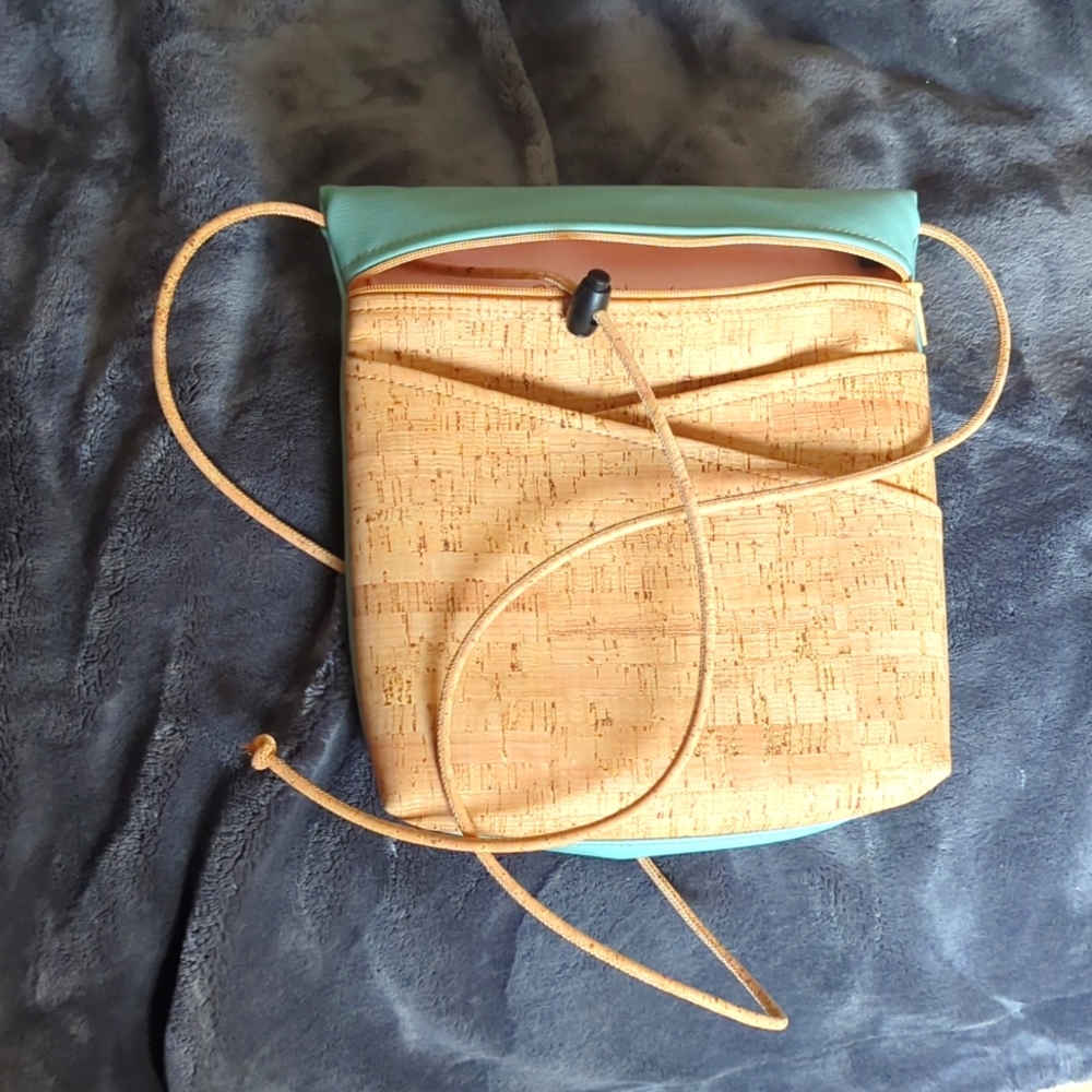 Vegan Cork Cross Body Purse Natalie Therese